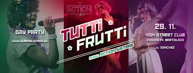Action Sisters môžete vidieť naživo na Tutti Frutti v piatok 29. 11. v HSC.