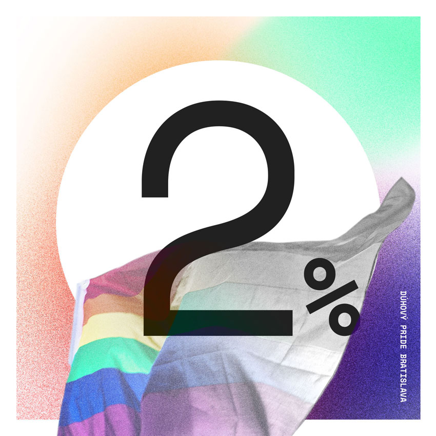 Dúhové Slovensko: 2 percentá z dane nemusíš poslať štátu, podporiť môžeš LGBTI akcie