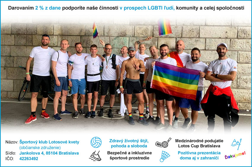 Dúhové Slovensko: 2 percentá z dane nemusíš poslať štátu, podporiť môžeš LGBTI akcie