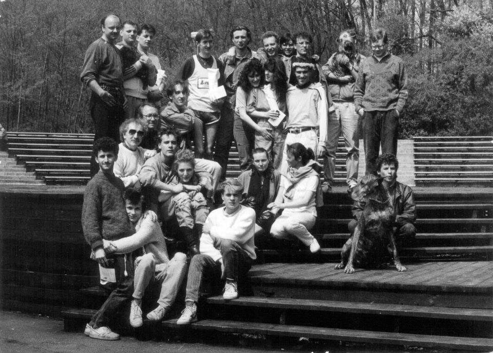 Prvý Orientačný pretek, Bratislava, Partizánska lúka, rok 1991, všetci účastníci a účastníčky.