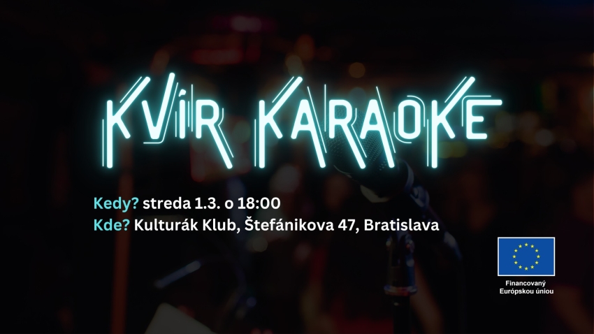 Zaspievajte si vaše obľúbené piesne na kvír karaoke