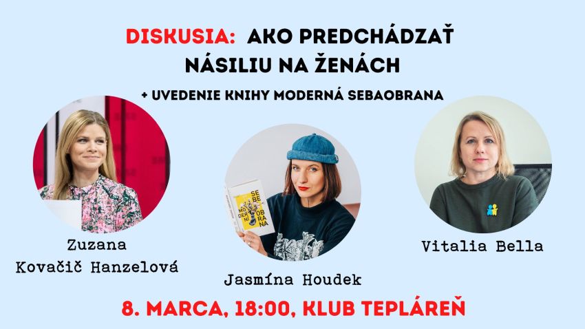 Ako predchádzať násiliu na ženách? Diskutovať sa bude o tom v Teplárni